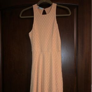 Peach dress